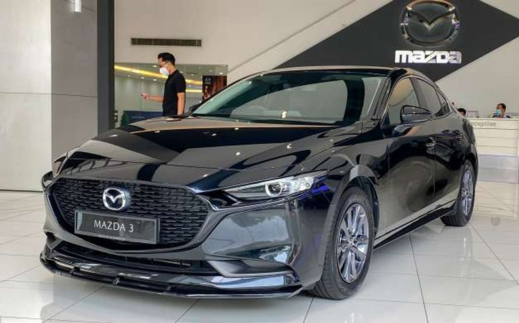 Mazda 3 2022 được trang bị gói độ bodykit Mazdasports nâng cấp một số chi tiết ở ngoại thất và nội thất trông thể thao hơn