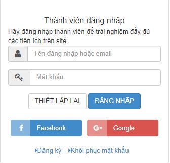 nhap tai khoan va mat khau tin ban xe